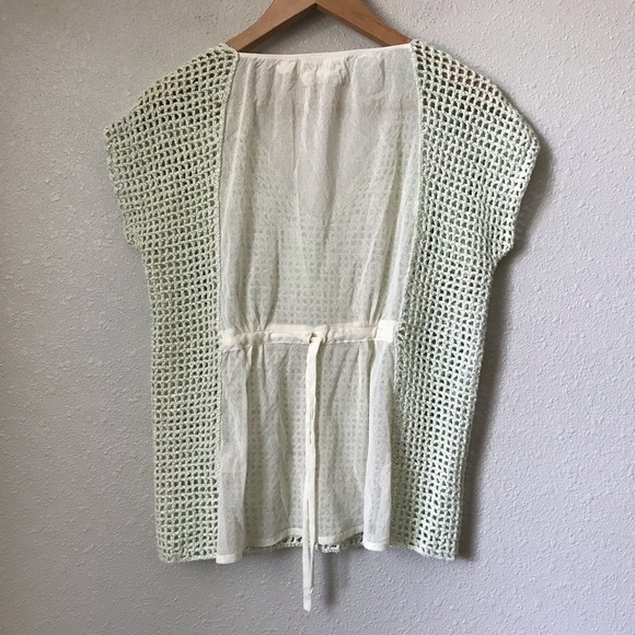 Anthropologie Field Flower Paned Hellebore Sweater - Picture 5 of 5